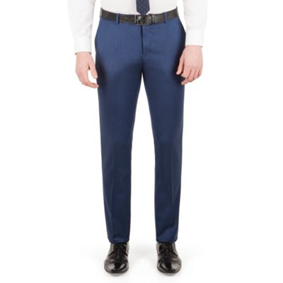 Red Herring Bright blue micro slim fit trouser